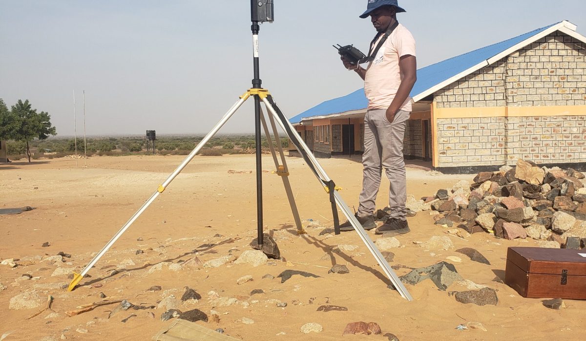 Land Survey Using RTK  Station