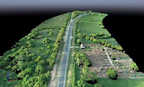 3D RENDERING OF A ROAD